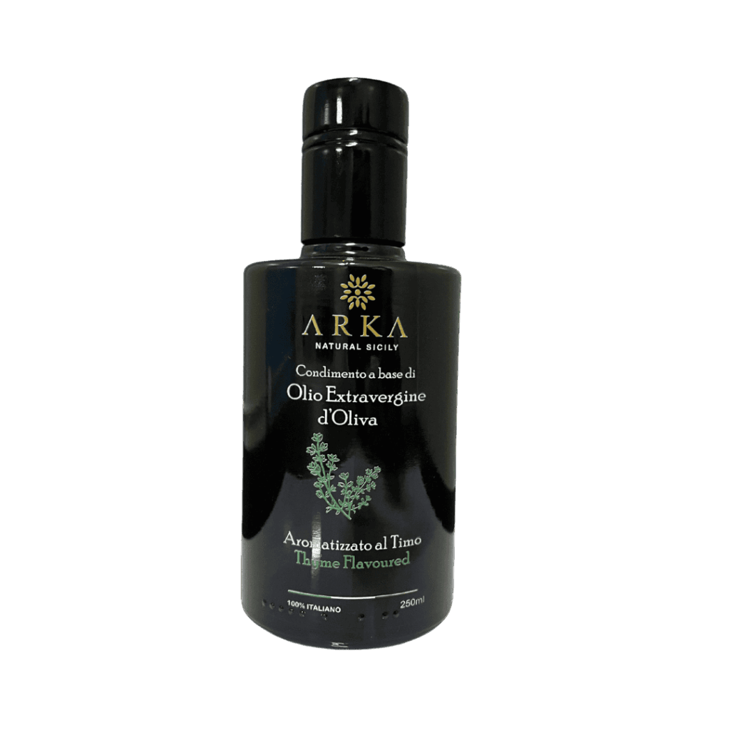 Condimento a base di Olio Extravergine di Oliva Aromatizzato al Timo 0,25L CONFEZIONE DA 6 BOTTIGLIE